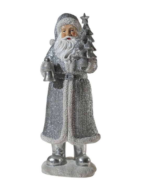 Dekorativer Weihnachtsmann Weiß aus Kunststoff