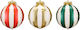 Set of 3 Balloons Foil Red 46cm