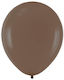 Composition with 20 Balloons Latex Brown