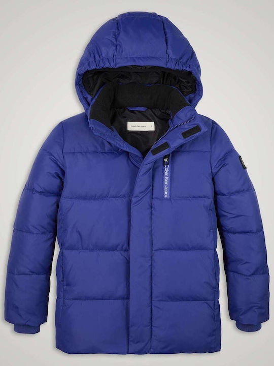 Kids' Quilted Jacket Blue Essential