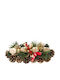 Christmas Candle Base Pinecone 33x0x9.5cm Monochrome Gtr