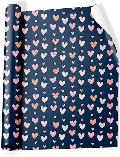 Χαρτί Περιτυλίγματος 70x100 Hearts Ancor