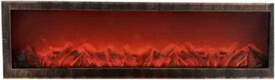 Decorative Lamp Fireplace Bronze