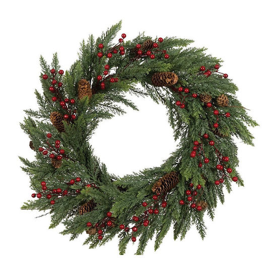 Ln Dekorierter Weihnachtskranz 60cm L-26231