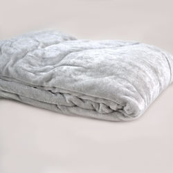 Țesătură de Crăciun Catifea Argintie 3m x 1,5m 229.023.0052.01