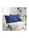 vidaXL Sofa-Kissen aus Samt Blau Polizei 50x70cm