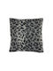 Das Home Sofa-Kissen 0860 aus Samt Schwarz 40x40cm
