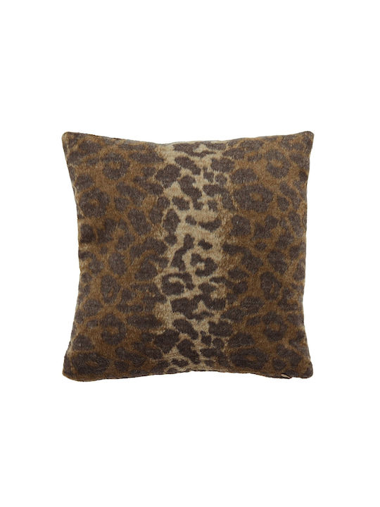 Das Home Sofa Cushion 0858 from Velvet Brown 40x40cm