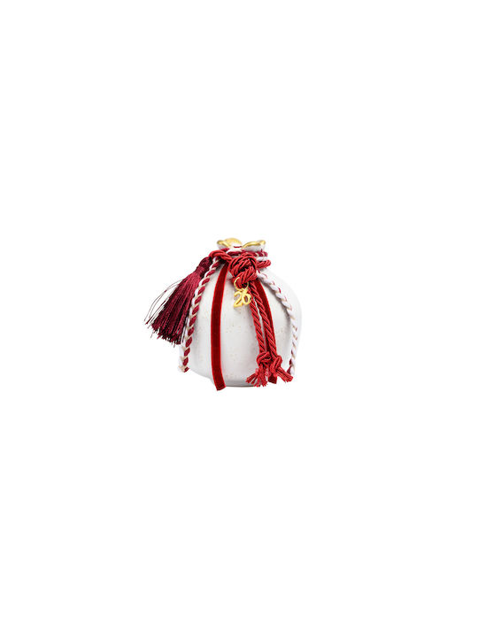 Philio Handmade Tabletop Lucky Charm Pomegranate Burgundy Ceramic 2026 1pcs