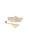 Philio Handmade Tabletop Lucky Charm Boat Beige Ceramic 2026 1pcs
