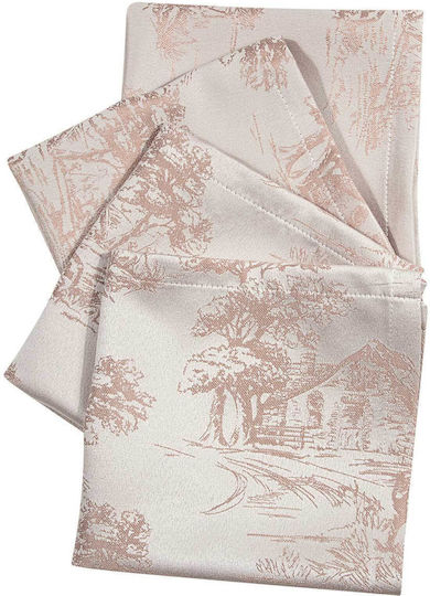 Das Home Πετσέτα Φαγητού Σετ 3016 Σετ Beige 40x40εκ.