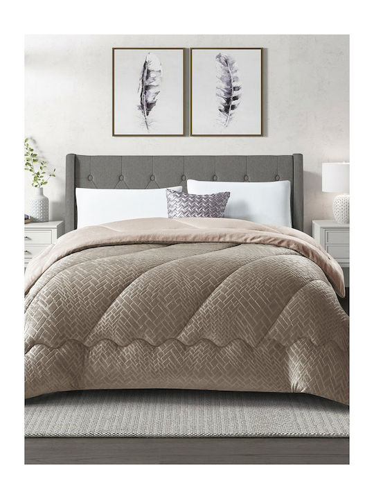Madi Duvet Cover Single 160x220cm Blankoro Cream 220 GSMGsm