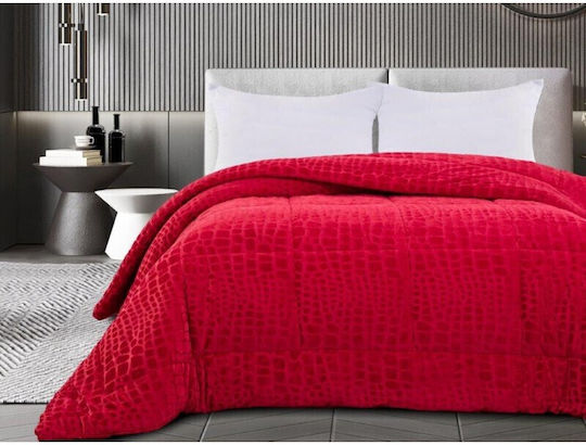 Комбинирано одеяло Куин сайз 220x240бр Red