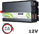 Taggo Inverter Αυτοκινήτου Καθαρού Ημιτόνου 3000W για Μετατροπή 12V DC σε 220V AC