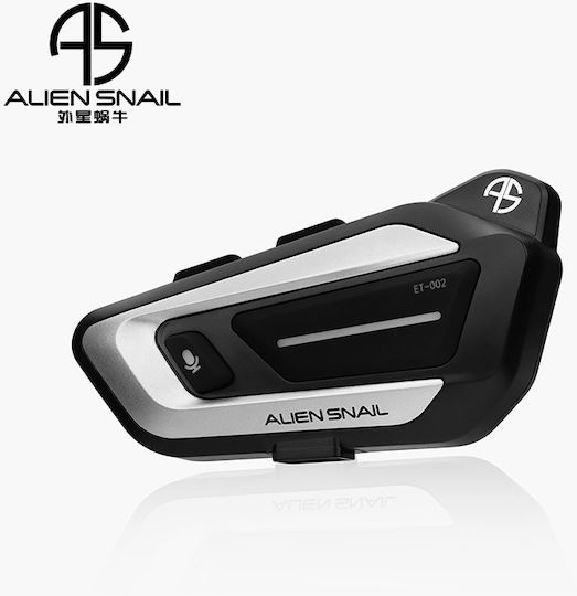 Alien Snail Earphone ET-002 Мотоциклетна комуникационна система за един каскет с Bluetooth