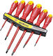 Set of 6 Electrician Cr-V Magnetic Screwdrivers