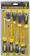 Set of 8 Cr-V Magnetic Screwdrivers