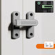 Sliding Door Lock Screw Adjustable Height 0-7 Mm Gray Fluorescent
