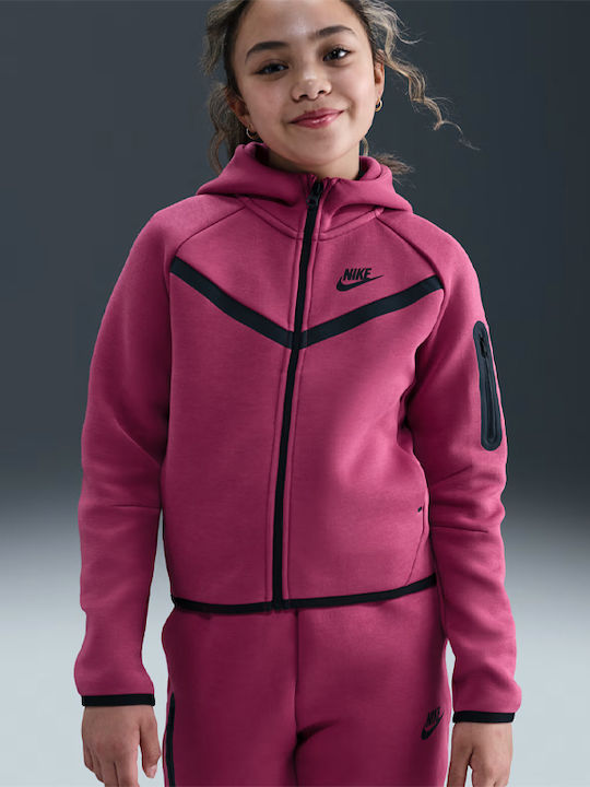 nike tech fleece violet