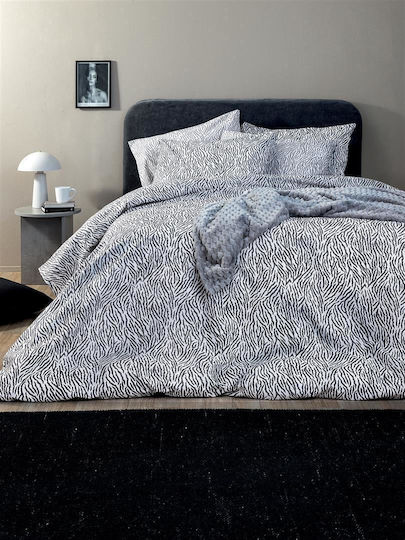 Palamaiki Set Duvet Cover Fashion Life Fl6287 Cotton 170x250cm Single with Pillowcase White