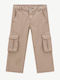 Kids' Cargo Pants Beige