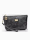 Wallet Toiletry Bag Handheld Detachable Handle 21x4x12 Black Vintage Black Vintage