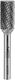 Hm Metal Cutter Bit Type A Cylindrical 12 x 25 mm Shank 6 x 45 mm