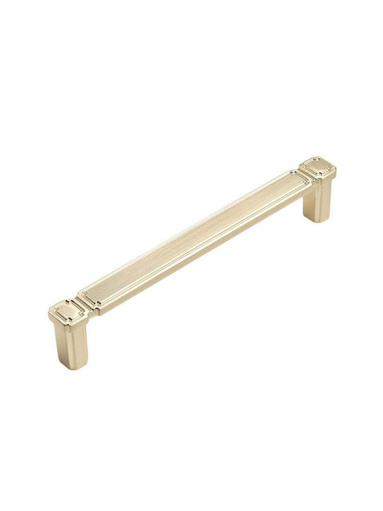 Mâner Antic Pentru Mobilier Din Metal Cupru Periat Cu Centrele Găurilor 128mm IT135U
