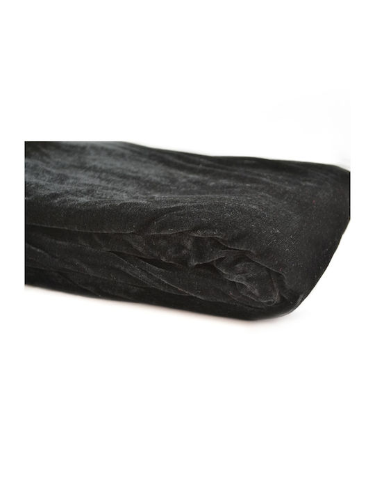 Weihnachtlicher Samtstoff Schwarz 3m x 1,5m 229.023.0052.03