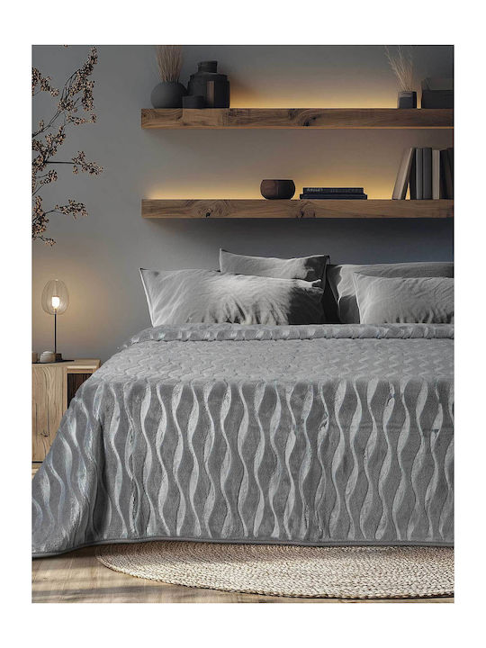 Madi Snuggle Decke Einzeln 160x220cm Grau