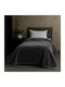 Astron Italy Κουβέρτα Βελουτέ Μονή 160x220εκ. Grey 2830-20936