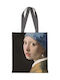 Shoulder Bag Fabric Suede Vermeer Girl Pearl Earring 945262 Brainfood
