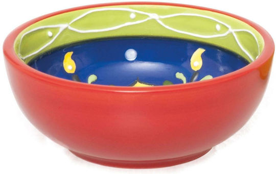 Excelsa Servierschüssel Rund Keramik Rot mit Durchmesser 11cm Excelsa Servierschüssel Rund Keramik Rot mit Durchmesser 11cm