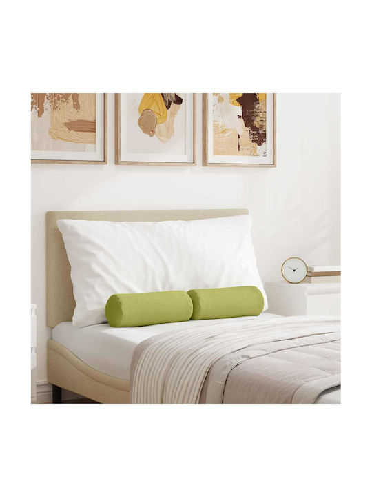 vidaXL Възглавница за диван Light Green 2бр 40x15см.