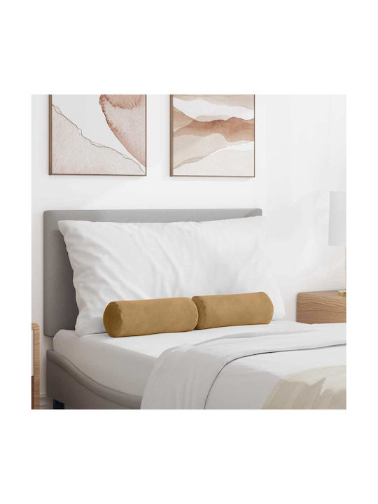 vidaXL Sofa-Kissen aus Braun Samt 40x15cm
