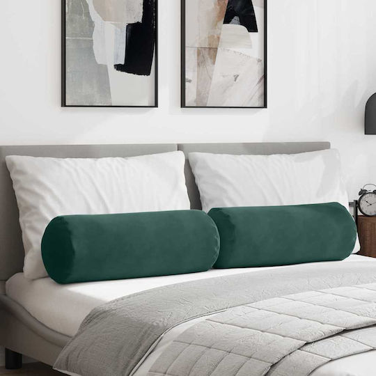 vidaXL Sofa-Kissen aus Samt Dunkelgrün 70x25cm