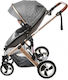 Fiko Viper Adjustable 2 in 1 Baby Stroller Suitable for Newborn Gray 12.5kg