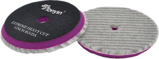Tonyin Tp01b Wool Polish Pad 6” Extreme Heavy Cut Hole Fur Polishing Deep Cut