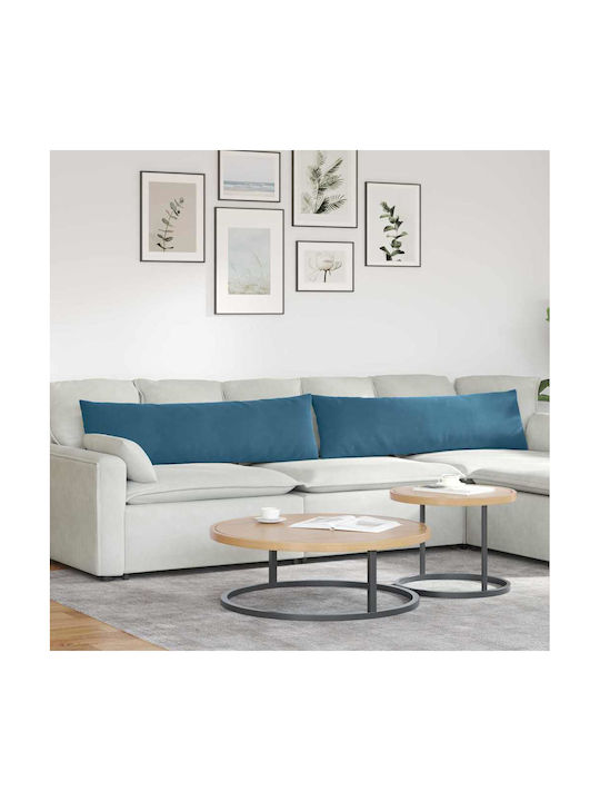 vidaXL Velvet Blue Sofa Cushion 40x145cm