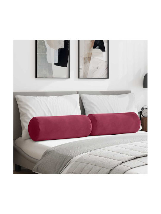 vidaXL Velvet Red Sofa Cushion 70x25cm