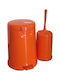 Bega Plast Plastic Bathroom Basket 5lt Orange