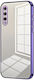 Honor 9X Pro Huawei Y9s Transparent Plating Fine Hole Phone Case Purple