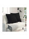 vidaXL Perna de canapea Negru 2buc 60x60cm.
