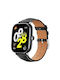 Δερμάτινο Λουράκι Shark Fine Grain Xiaomi Smart Band 9 Pro Redmi Watch 5 20mm Μαύρο