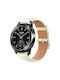 Strap Leather White (Xiaomi Watch 2 Pro / Watch S3Haylou LS02)