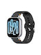 Λουράκι Σιλικόνης Μαύρο (Redmi Watch 5 Active / Watch 5 LiteRealme Watch 2Haylou RT2 LS10)