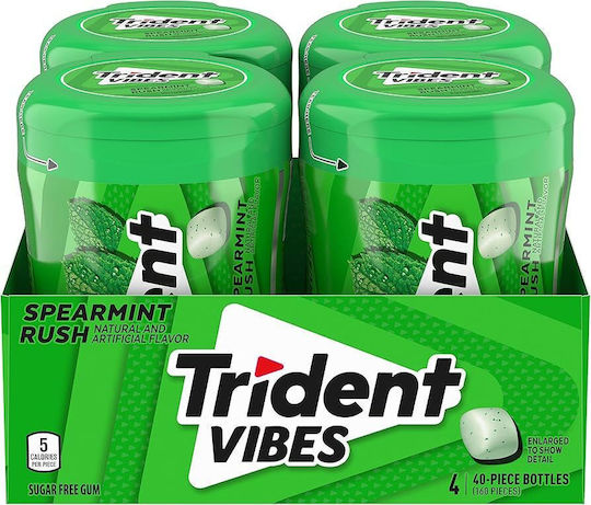 Trident Дъвки за дъвчене Без добавена захар 6бр 70.2гр