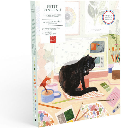 Malerei Zahlen Petit Pinceau La Pause Du Chat