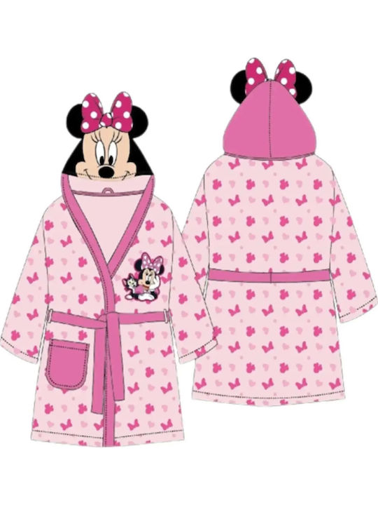 Disney Детски халат Зимна Pink