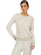 Maglia Chiusa Women's Long Sleeve Sweater Cream